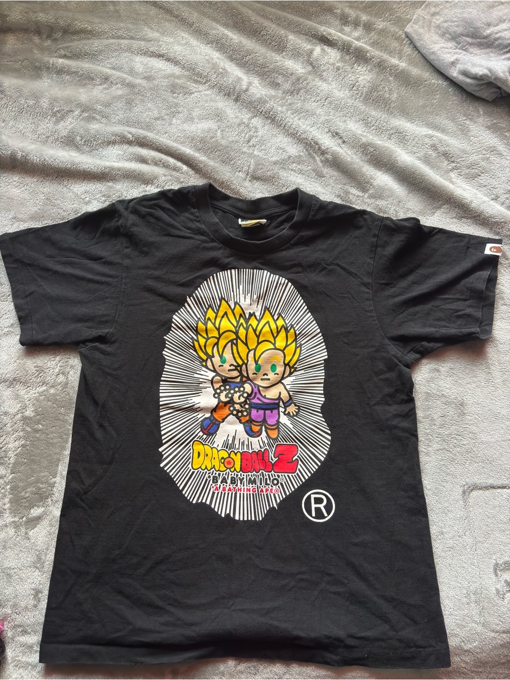 Bape Black Dragon Ball Z Super Saiyan Graphic Tee